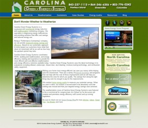 Carolina Green Energy Systems backed by Joomla! CMS