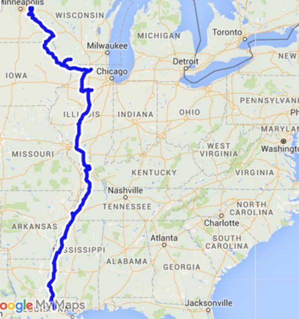 The Great River Road – 1,425 Miles in One Week