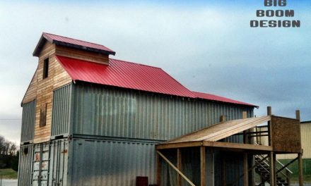 Shipping Container Barn Project in Tennessee