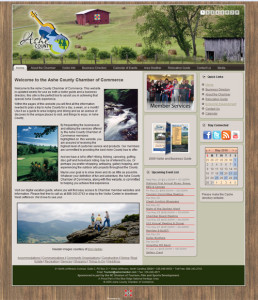 Ashe County Chamber of Commerce Joomla Website